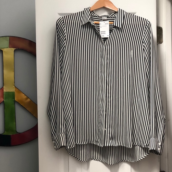 H&M Tops - H&M Striped Blouse